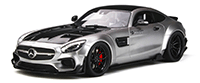 Show product details for GT Spirit - Mercedes-Benz AMG GT Modified By Prior Design (2015, 1/18 scale resin model car, Satin Silver) GT723