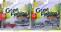 Round 2 Johnny Lightning - Gone Fishing 2017 Release 4 Set A (1/64 scale diecast model car, Asstd.) JLBT004/36A