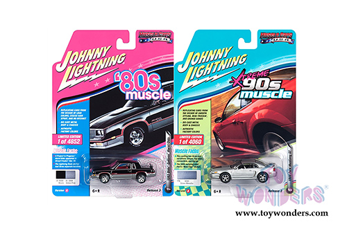 Round 2 Johnny Lightning - Muscle Cars USA 2018 Release 3 Set A (1/64 scale diecast model car, Asstd.) JLMC014/48A