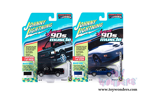 Round 2 Johnny Lightning - Muscle Cars USA 2018 Release 3 Set A (1/64 scale diecast model car, Asstd.) JLMC014/48A
