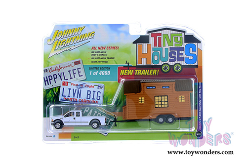 Round 2 Johnny Lightning - Tiny Houses Release 1 set A (1/64 scale diecast model car, Asstd.) JLTH001/24A
