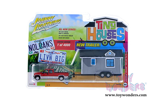 Round 2 Johnny Lightning - Tiny Houses Release 1 set B (1/64 scale diecast model car, Asstd.) JLTH001/24B