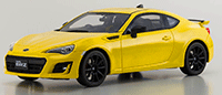 Show product details for Kyosho Samurai - Subaru BRZ GT Hard Top (1/18 scale resin model car, Yellow) KSR18027Y