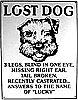 Show product details for Tin Sign: Lost Dog M370