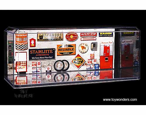 1/18 Scale Diecast Model Car Acrylic Display Cases (Oversized with mirrored base) PP576CD