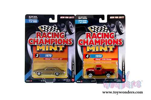Round 2 Racing Champions Mint 2017 Release 3 A (1/64 scale diecast model car, Asstd.) RC005/48A