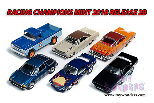 Round 2 Racing Champions Mint 2018 Release 2 B (1/64 scale diecast model car, Asstd.) RC008/48B