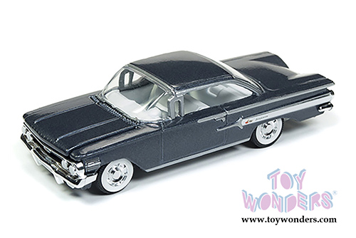 Round 2 Racing Champions Mint - Chevrolet® Impala™ Hard Top (1960, 1/64 scale diecast model car, Shadow Gray Metallic) RCSP003/24