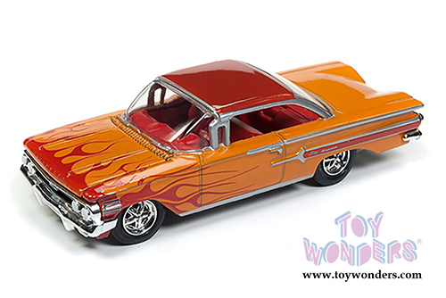 Round 2 Racing Champions Mint - Chevrolet® Impala™ Hard Top (1960, 1/64 scale diecast model car, Orange) RCSP007/24