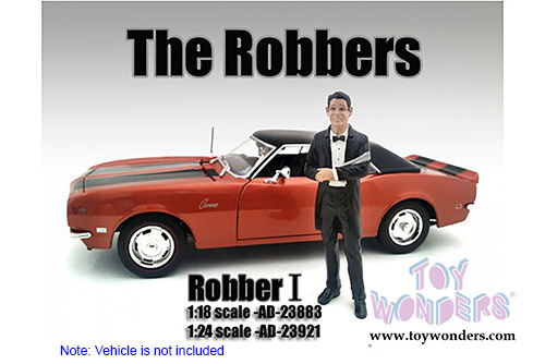 American Diorama Figurine - The Robbers - Robber I (1/18 scale, Black) 23883
