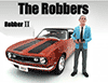 Show product details for American Diorama Figurine - The Robbers - Robber II (1/18 scale, Turquoise and Grey) 23884