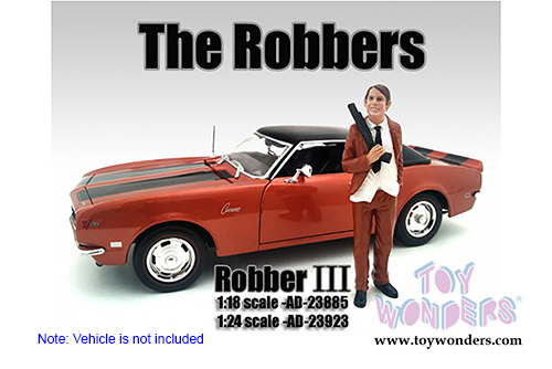 American Diorama Figurine - The Robbers - Robber III (1/18 scale, Red) 23885