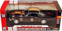Show product details for Shelby - Shelby GT 350H Hard Top (1966, 1/18 scale diecast model car, Black w/ Gold Stripes) SC360