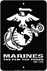 Metal Sign: United States Marines The Few The Proud Sign SPSMP2