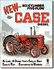 Tin Sign: Case Diesel Farm Tractor TD1169