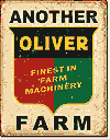 Tin Sign: Another Oliver Farm sign TD1775