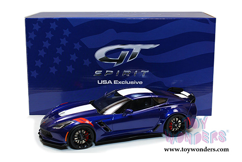 GT Spirit USA Exclusive - Chevrolet® Corvette® Grand Sport Hard Top (2017, 1/18 scale resin model car, Admiral Blue) US004
