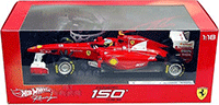 Show product details for Mattel Hot Wheels Racing - Ferrari 150° Italia F1 F. Alonso #5 (2011, 1/18 scale diecast model car, Red) W1073/9964