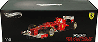 Show product details for Mattel Hot Wheels Elite - Ferrari F2012 F1 Formula Fernando Alonso #5 (2012 Malaysian GP, 1/18 scale diecast model car, Red) X5484/9964