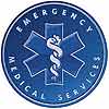 Tin Sign: Emergency Medical Services EMS Round Sign C423
