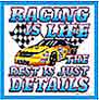 Tin Sign: Racing Is Life The Rest Is Just Details DO25