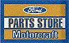Show product details for Tin Sign: Ford Parts Store Motorcraft M642