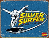 Tin Sign: Silver Surfer Marvel Sign PD1439