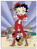 Show product details for Tin Sign: Betty Boop Diner PD835